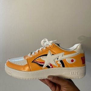 Bapesta color block shark